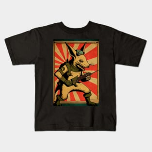 Armadillo Soldier Kids T-Shirt